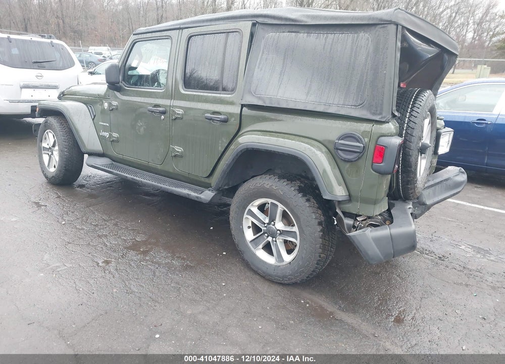 2021 JEEP WRANGLER UNLIMITED SAHARA 4X4 VIN: 1C4HJXEN9MW613766