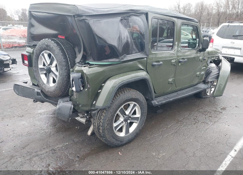 2021 JEEP WRANGLER UNLIMITED SAHARA 4X4 VIN: 1C4HJXEN9MW613766