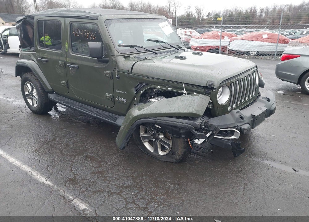 2021 JEEP WRANGLER UNLIMITED SAHARA 4X4 VIN: 1C4HJXEN9MW613766