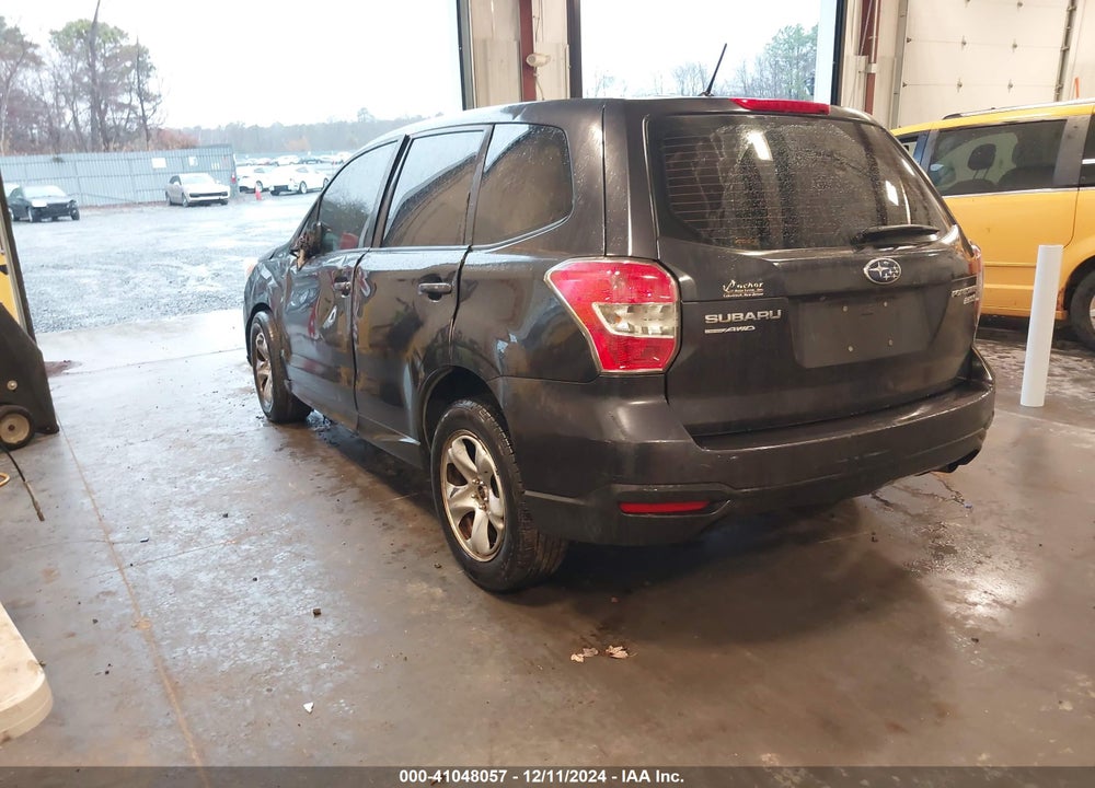 2015 SUBARU FORESTER 2.5I VIN: JF2SJAACXFG815750