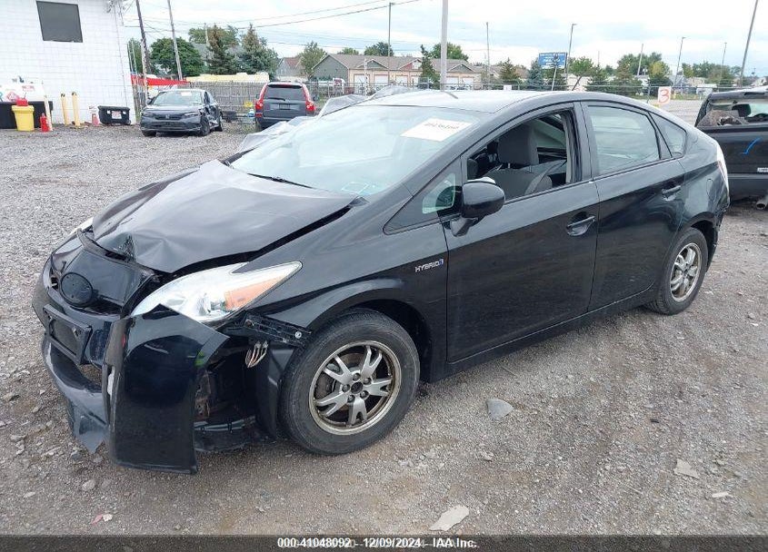 2011 TOYOTA PRIUS TWO VIN: JTDKN3DU9B0279153