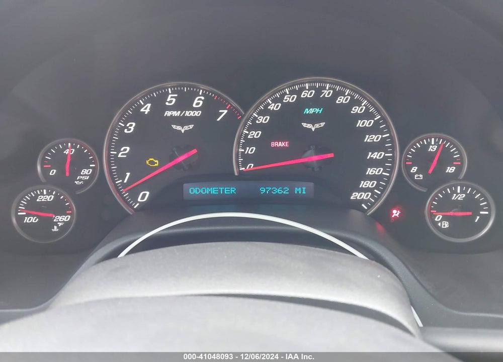2007 CHEVROLET CORVETTE VIN: 1G1YY25U075127890
