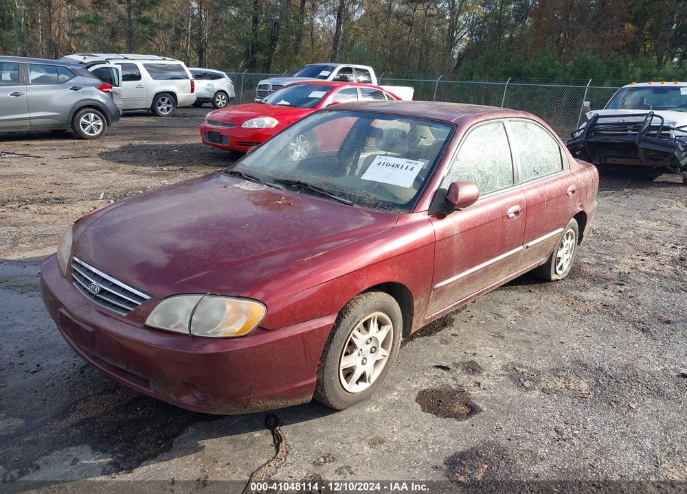 2002 KIA SPECTRA LS VIN: KNAFB121425202665