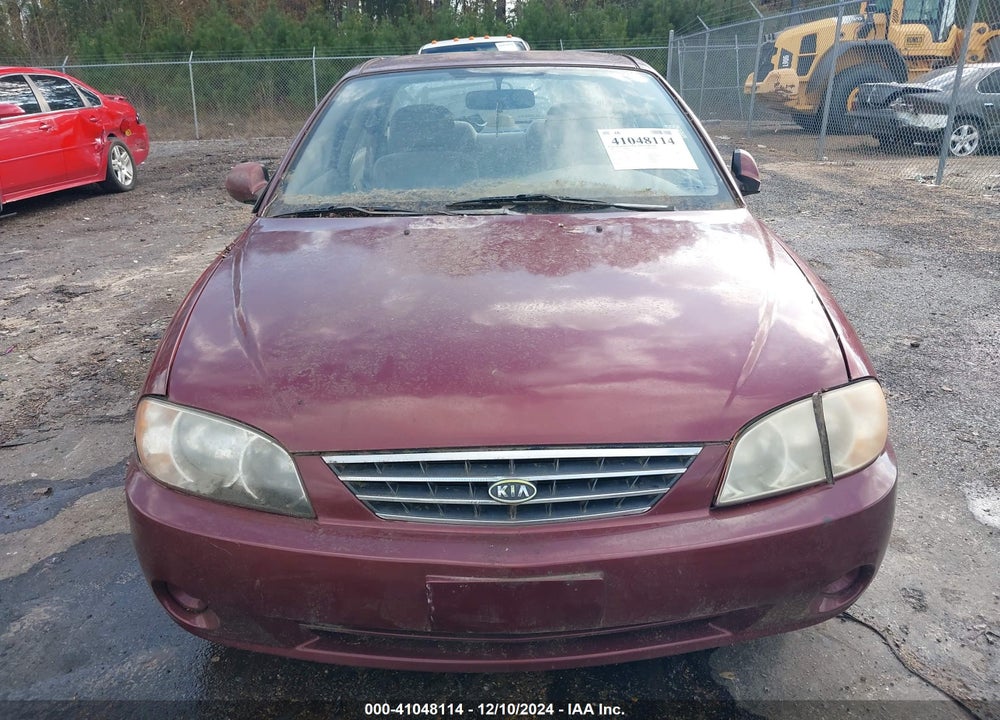 2002 KIA SPECTRA LS VIN: KNAFB121425202665