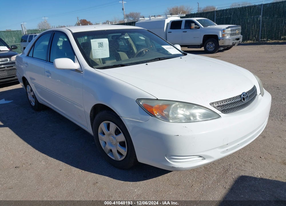 2004 TOYOTA CAMRY LE VIN: JTDBE32K340276849