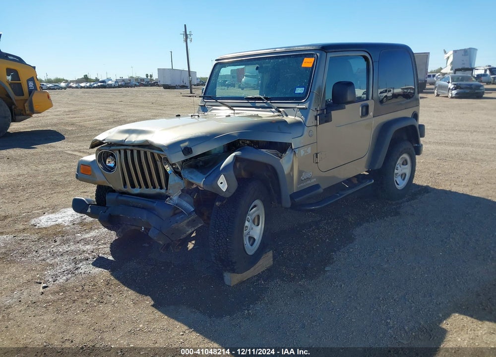 2004 JEEP WRANGLER X VIN: 1J4FA39S94P796879