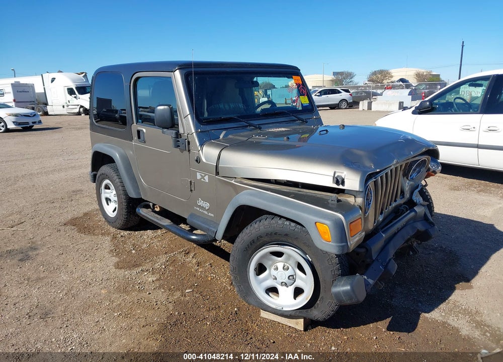 2004 JEEP WRANGLER X VIN: 1J4FA39S94P796879