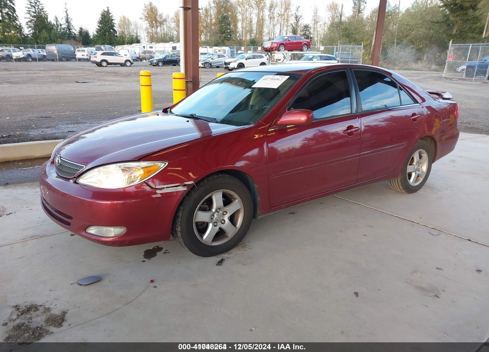2002 TOYOTA CAMRY SE V6 VIN: JTDBF30K420018157