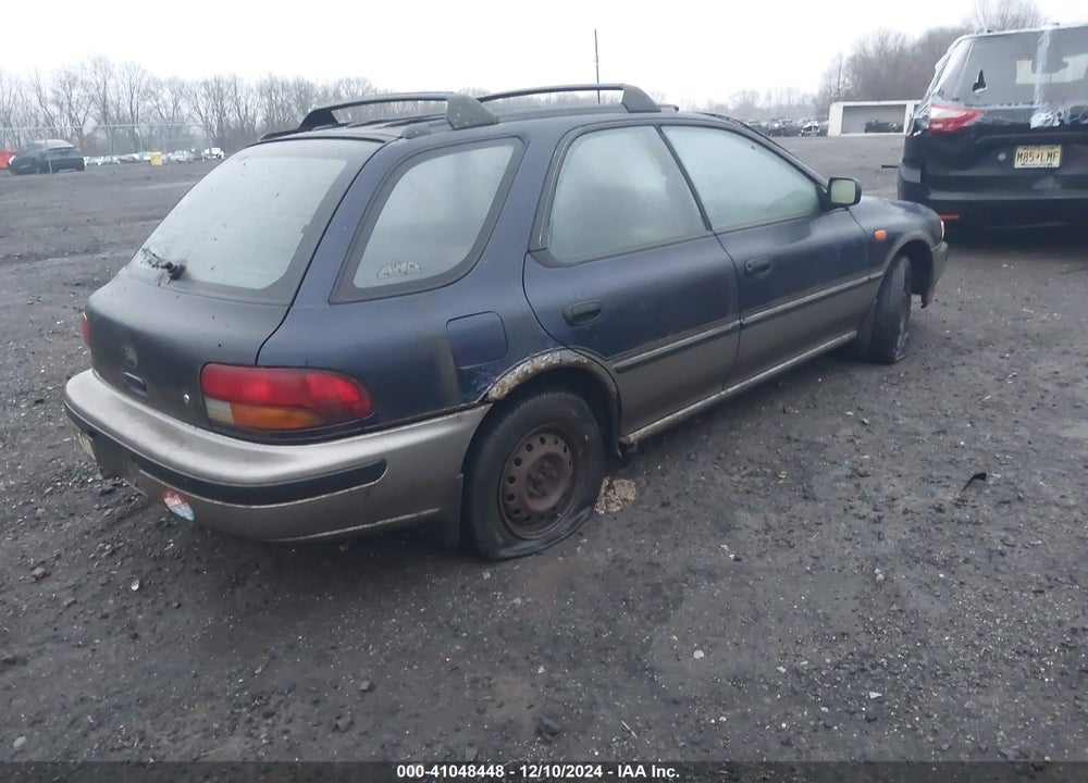 1995 SUBARU IMPREZA L PLUS/OUTBACK VIN: JF1GF2357SG811651