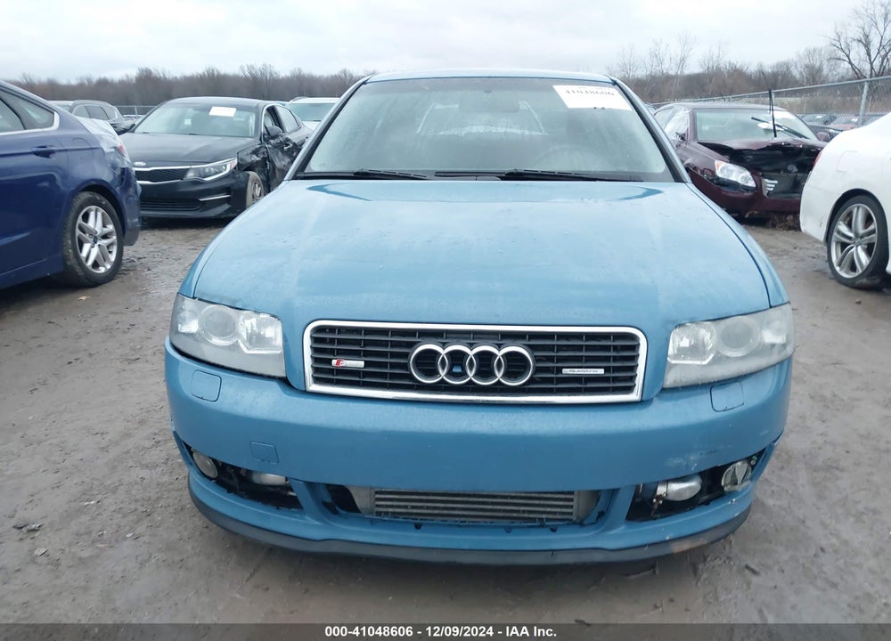 2004 AUDI A4 1.8T VIN: WAULC68E54A167278