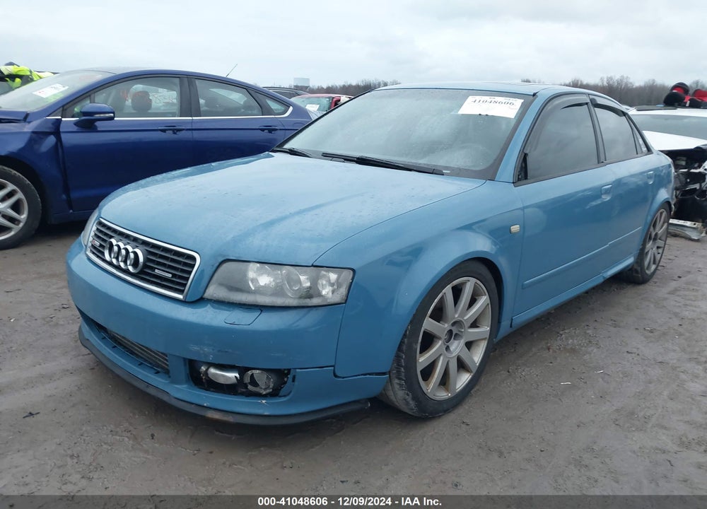 2004 AUDI A4 1.8T VIN: WAULC68E54A167278