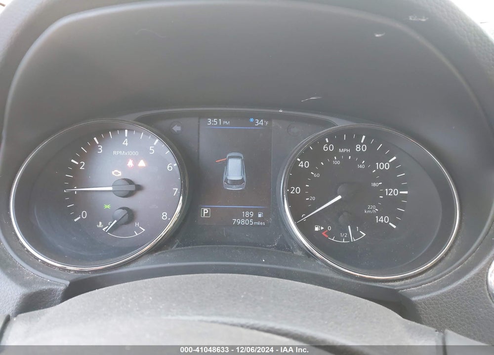 2019 NISSAN ROGUE SV VIN: JN8AT2MV7KW386434