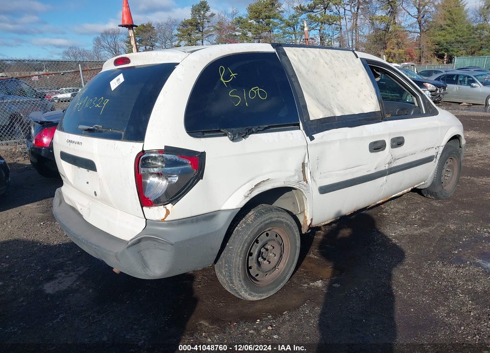 2005 DODGE CARAVAN SE VIN: 1D4GP25B95B251677