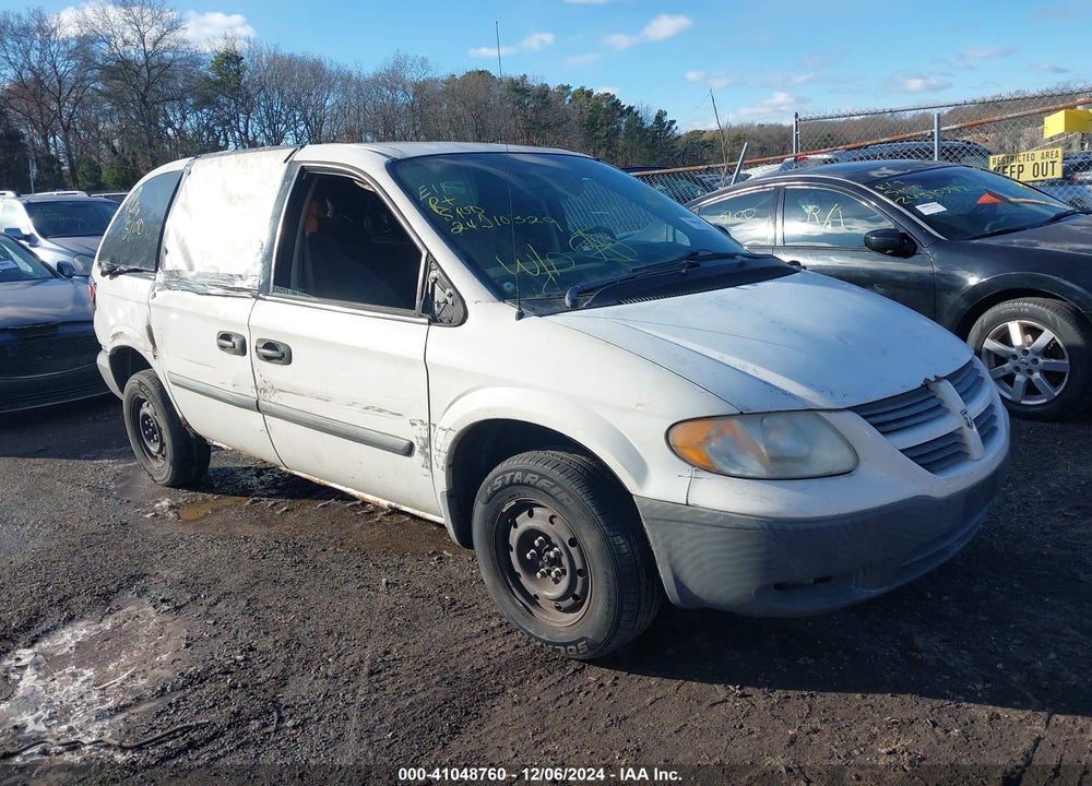2005 DODGE CARAVAN SE VIN: 1D4GP25B95B251677
