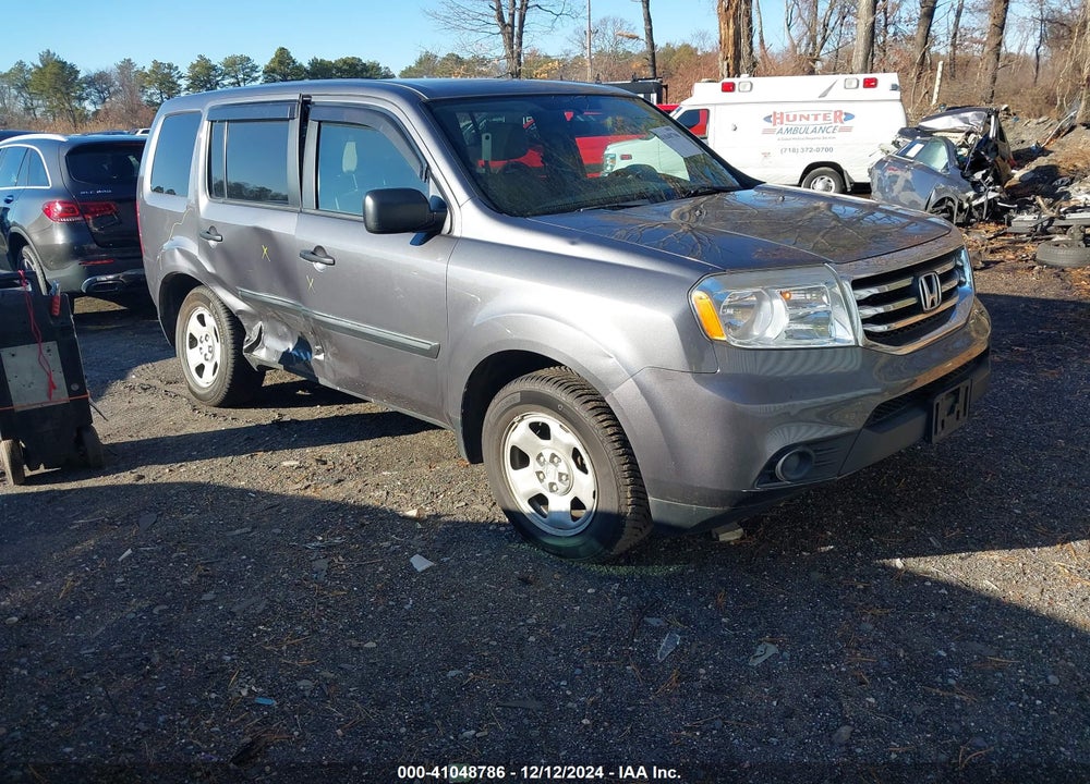 2014 HONDA PILOT LX VIN: 5FNYF4H25EB036726