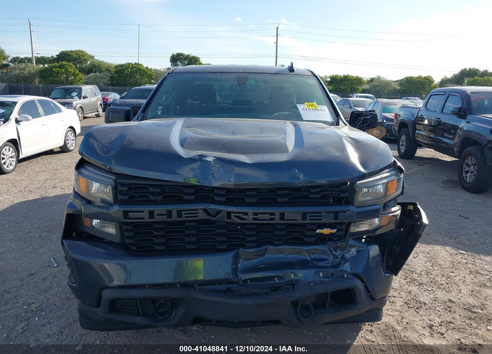 2021 CHEVROLET SILVERADO 1500 2WD STANDARD BED CUSTOM VIN: 1GCRWBEKXMZ111202
