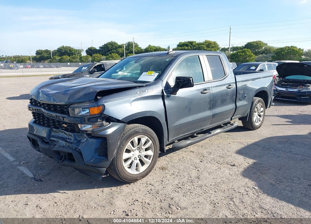 2021 CHEVROLET SILVERADO 1500 2WD STANDARD BED CUSTOM VIN: 1GCRWBEKXMZ111202