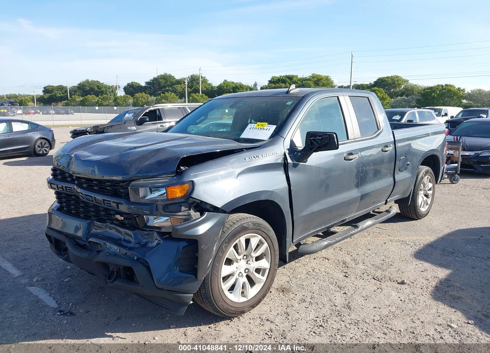 2021 CHEVROLET SILVERADO 1500 2WD STANDARD BED CUSTOM VIN: 1GCRWBEKXMZ111202
