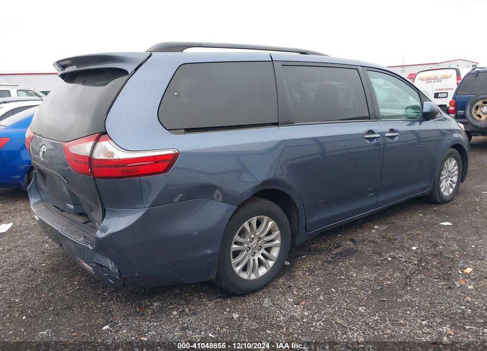 2016 TOYOTA SIENNA XLE 8 PASSENGER VIN: 5TDYK3DCXGS751844
