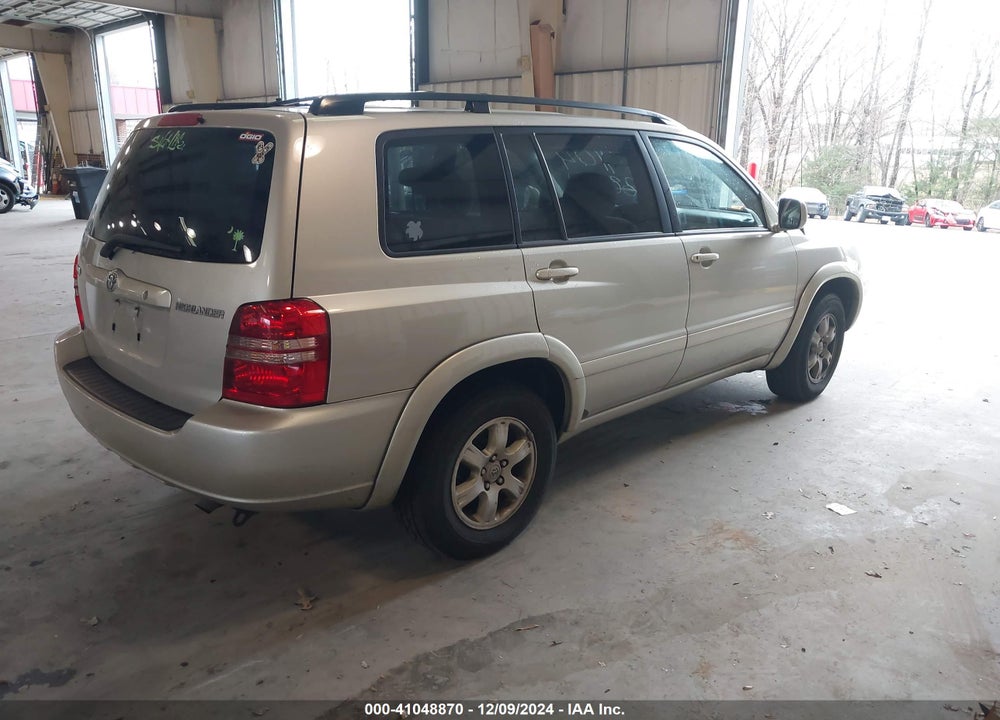 2002 TOYOTA HIGHLANDER VIN: JTEGD21A320029044