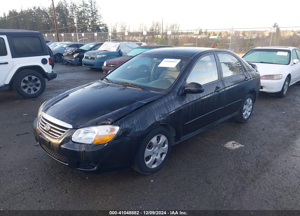 2009 KIA SPECTRA EX VIN: KNAFE221895609525