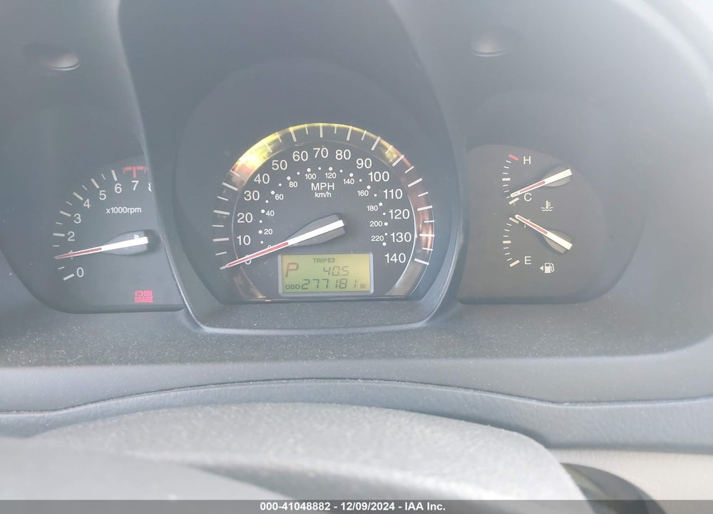 2009 KIA SPECTRA EX VIN: KNAFE221895609525