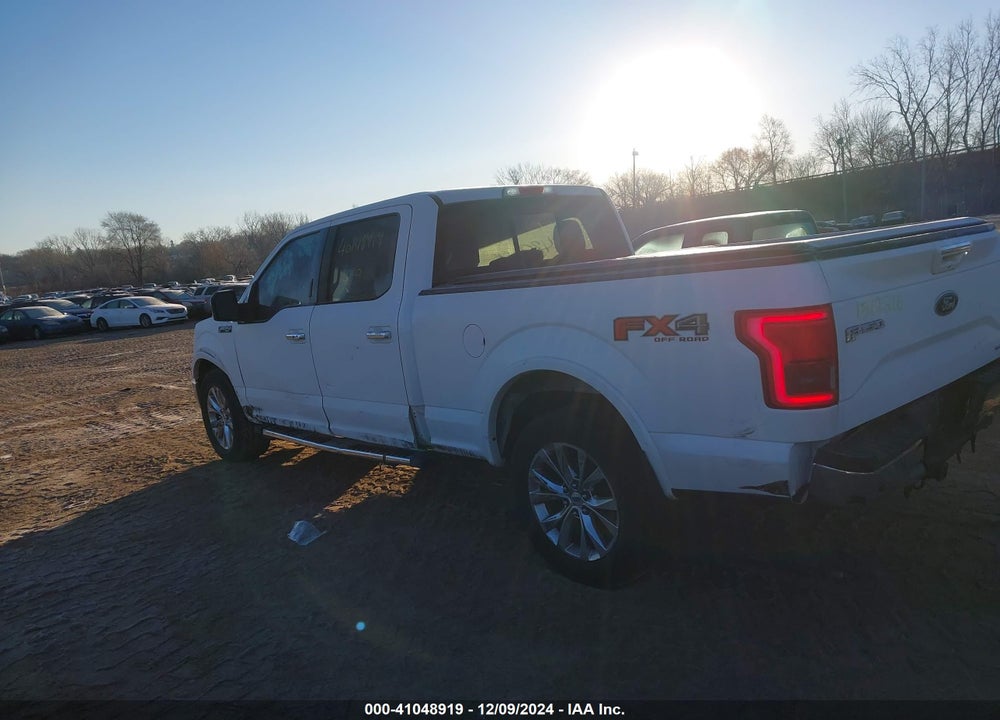 2015 FORD F-150 LARIAT VIN: 1FTFW1EF5FFA06037