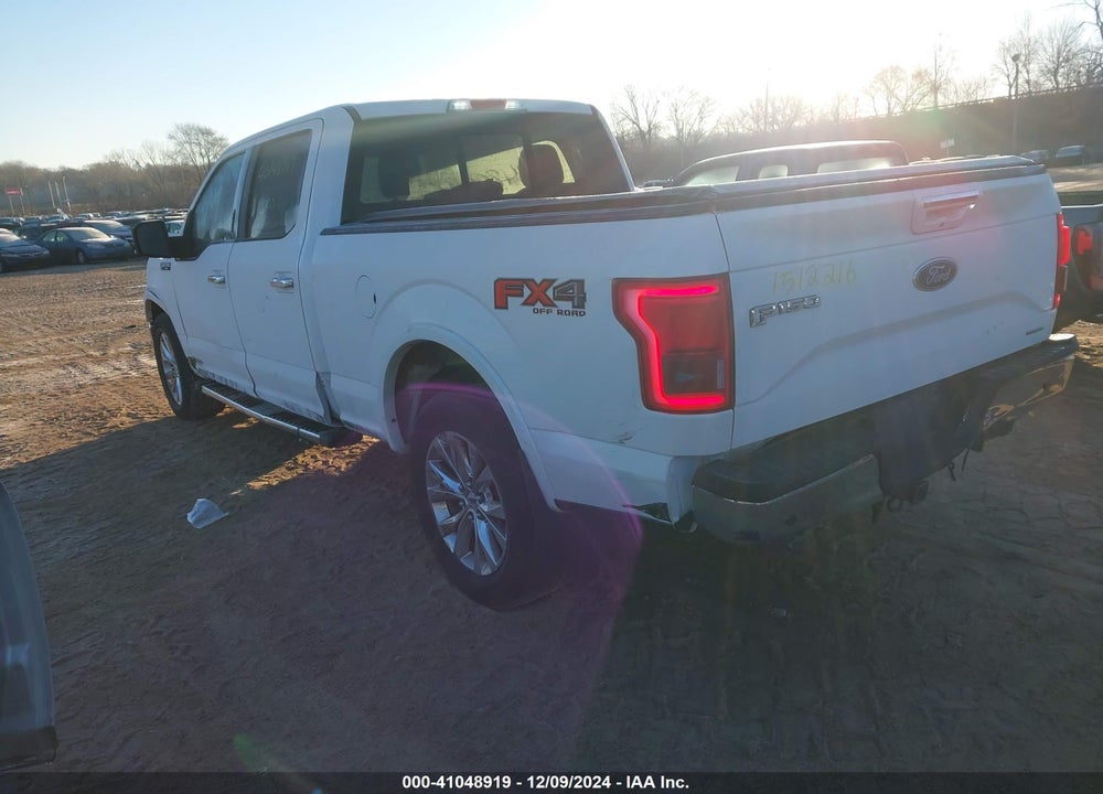 2015 FORD F-150 LARIAT VIN: 1FTFW1EF5FFA06037