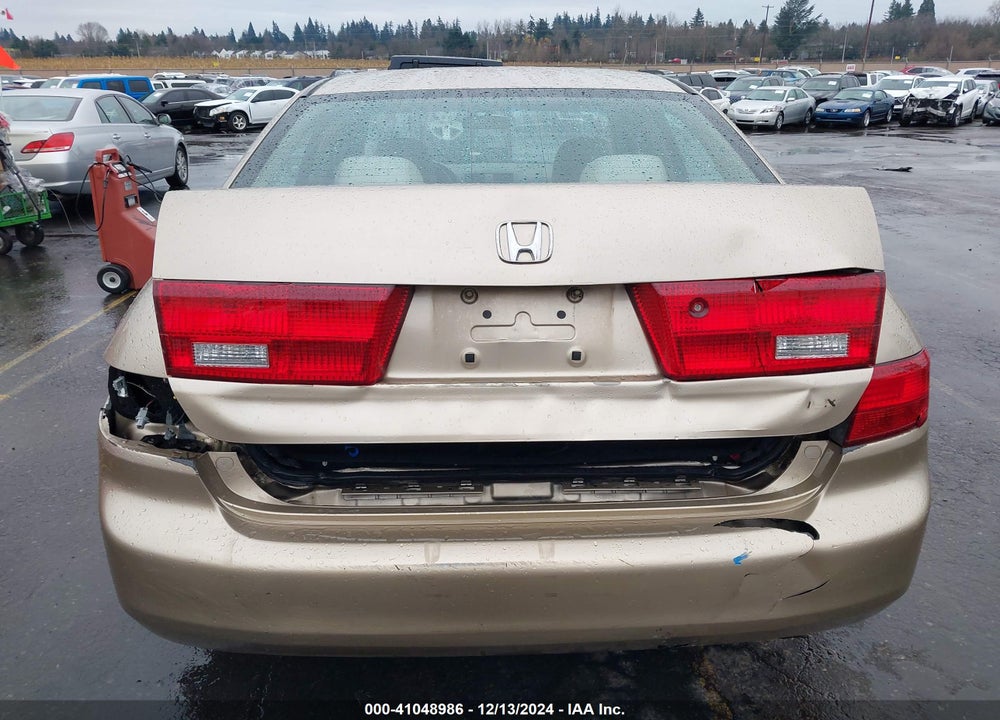 2005 HONDA ACCORD 2.4 LX VIN: 1HGCM564X5A079060