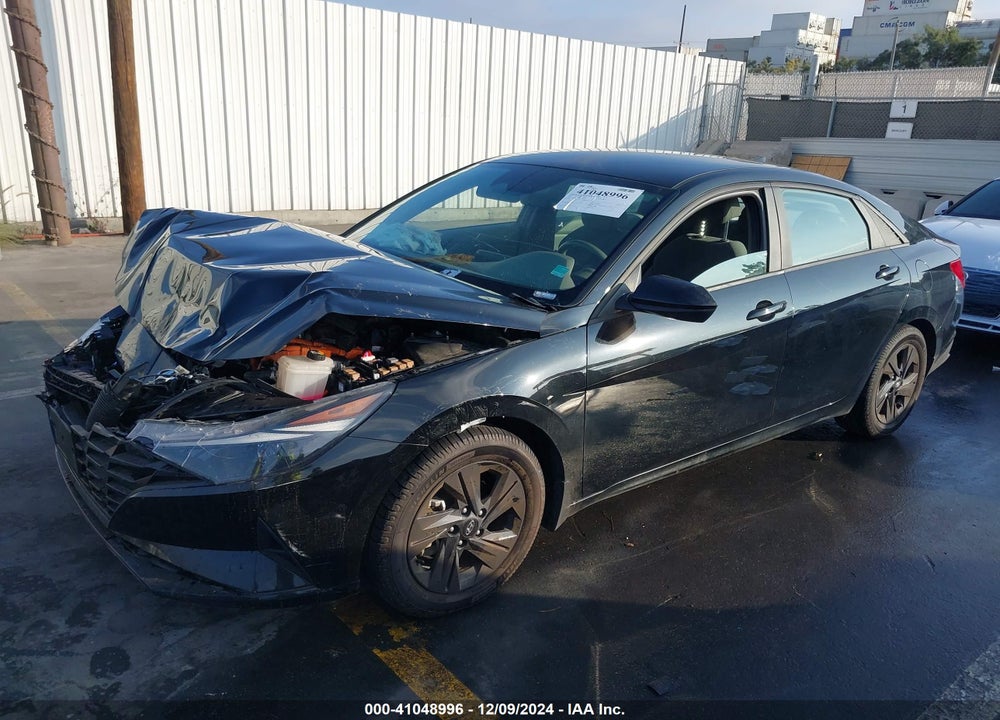 2022 HYUNDAI ELANTRA HYBRID BLUE VIN: KMHLM4AJ2NU018642