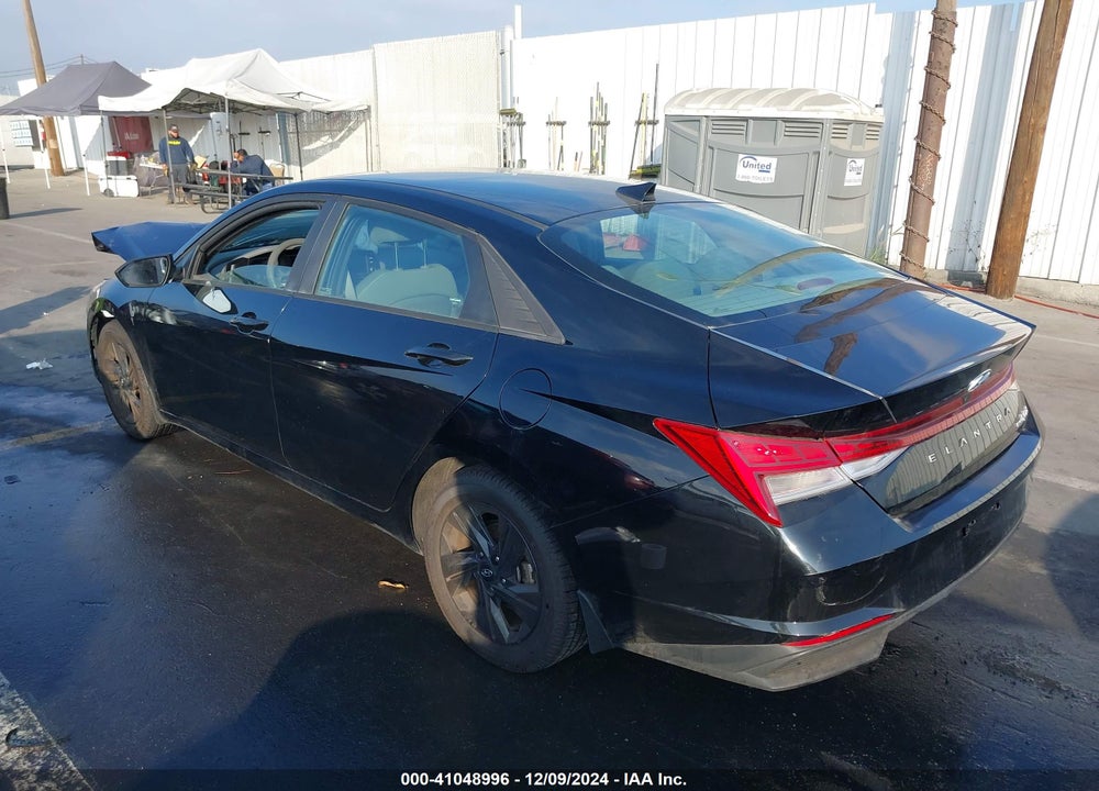 2022 HYUNDAI ELANTRA HYBRID BLUE VIN: KMHLM4AJ2NU018642