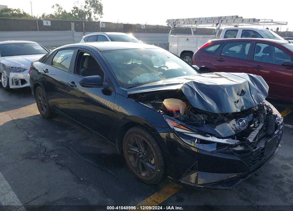 2022 HYUNDAI ELANTRA HYBRID BLUE VIN: KMHLM4AJ2NU018642