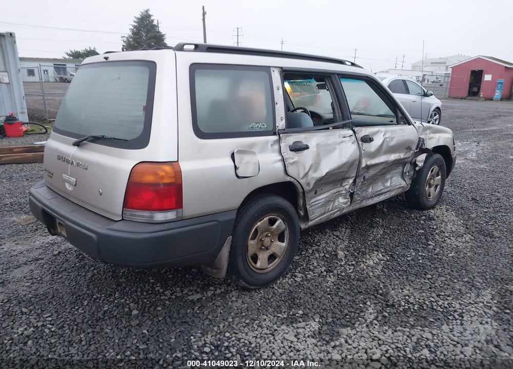 2000 SUBARU FORESTER L VIN: JF1SF6354YH707106