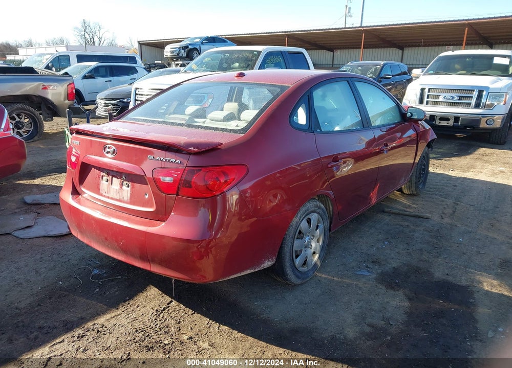 2008 HYUNDAI ELANTRA GLS/SE VIN: KMHDU46D38U520216