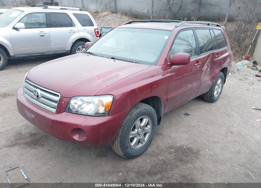 2007 TOYOTA HIGHLANDER V6 VIN: JTEEP21A270211548