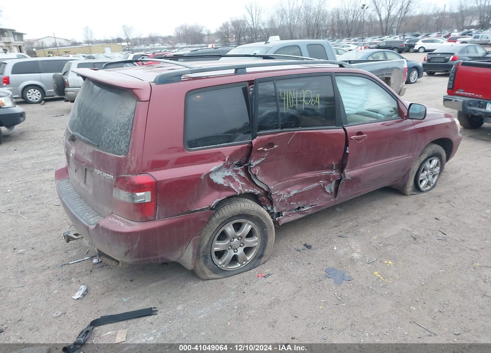 2007 TOYOTA HIGHLANDER V6 VIN: JTEEP21A270211548