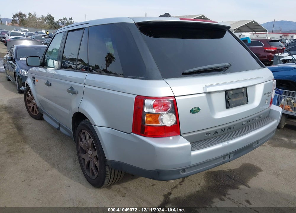 2008 LAND ROVER RANGE ROVER SPORT HSE VIN: SALSK25448A183217