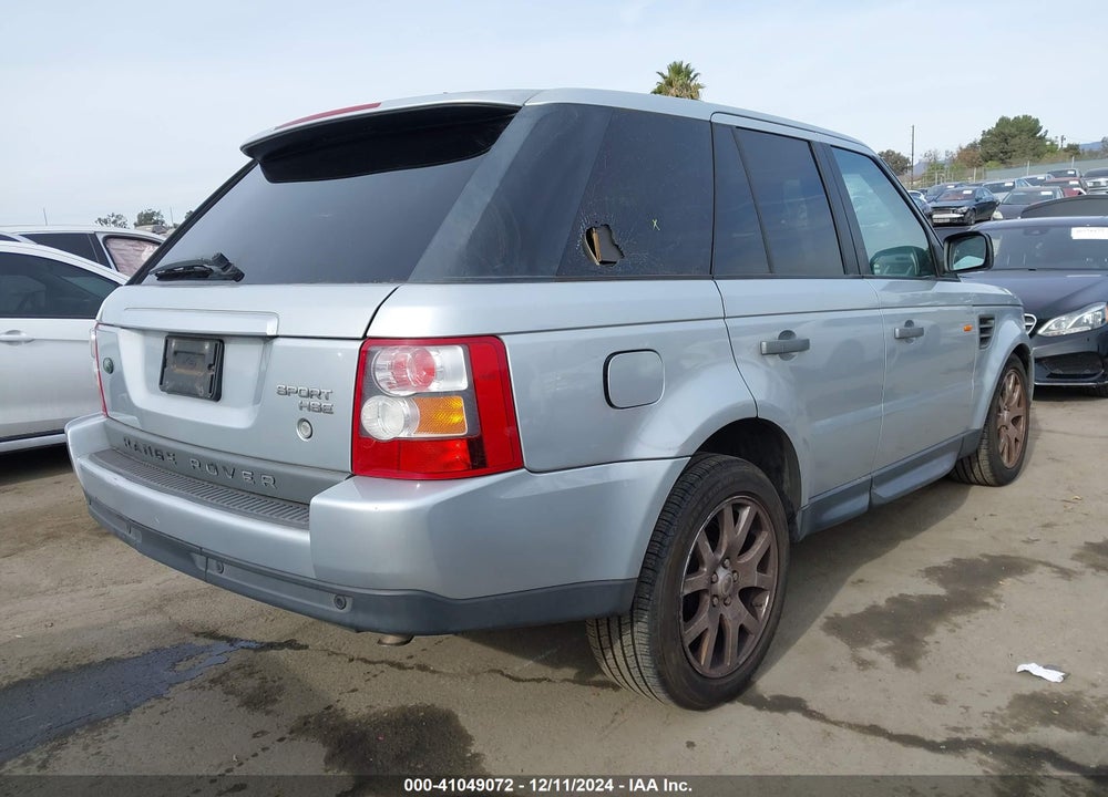 2008 LAND ROVER RANGE ROVER SPORT HSE VIN: SALSK25448A183217