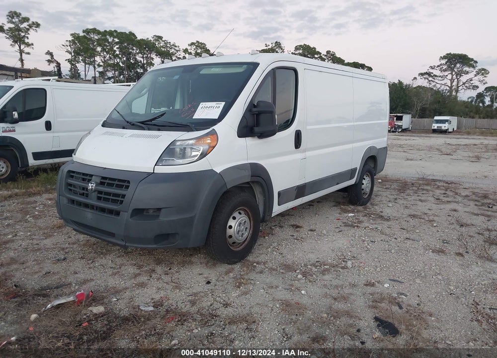 2018 RAM PROMASTER 1500 LOW ROOF 136 WB VIN: 3C6TRVAG8JE111665