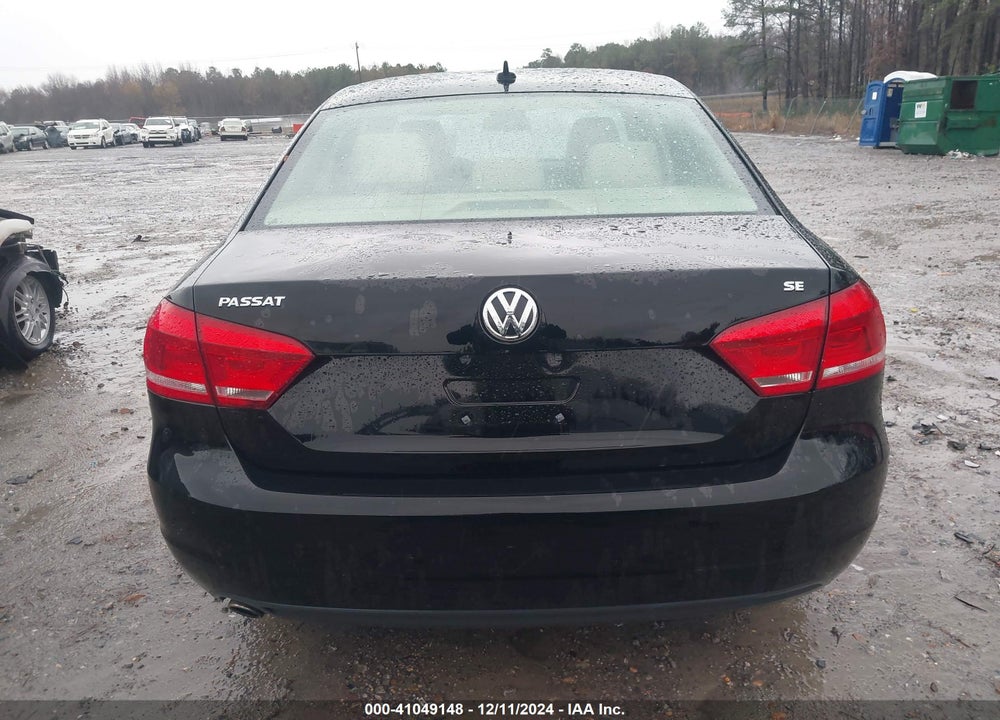 2013 VOLKSWAGEN PASSAT 2.5L SE VIN: 1VWBH7A33DC085842