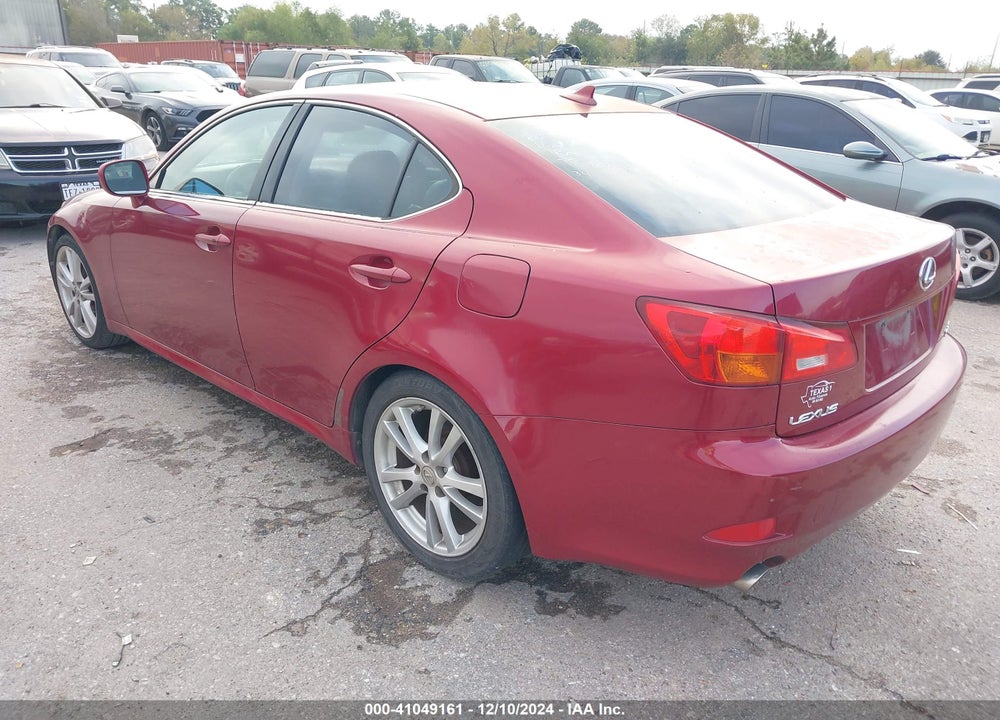 2007 LEXUS IS 250 VIN: JTHBK262875026283