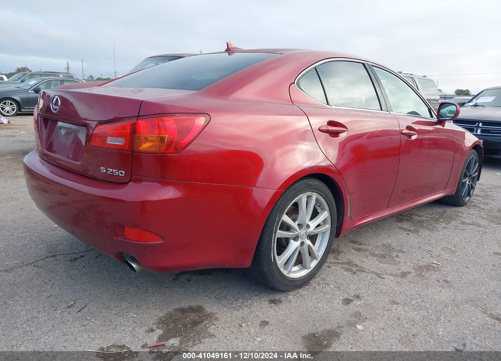 2007 LEXUS IS 250 VIN: JTHBK262875026283