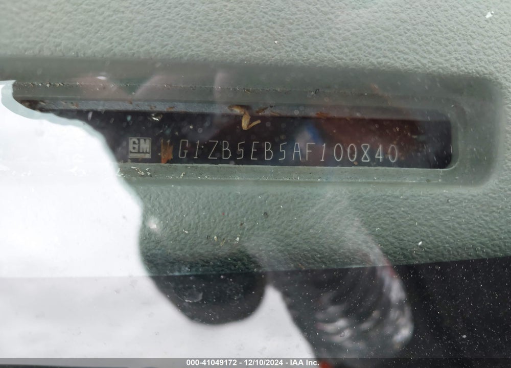 2010 CHEVROLET MALIBU LS VIN: 1G1ZB5EB5AF100840