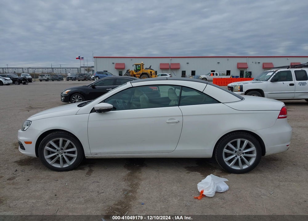 2012 VOLKSWAGEN EOS KOMFORT VIN: WVWBW7AH7CV016305