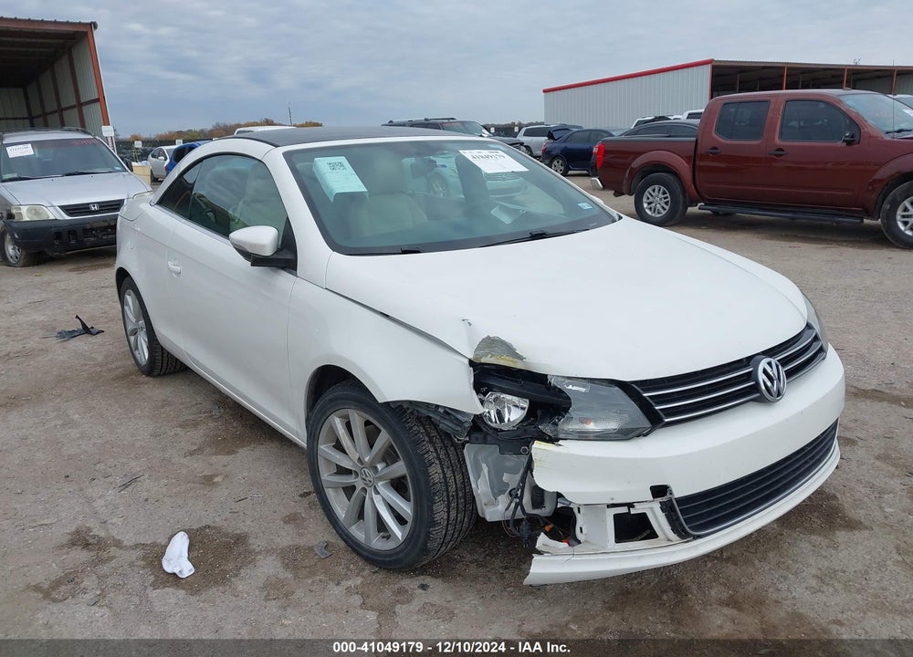 2012 VOLKSWAGEN EOS KOMFORT VIN: WVWBW7AH7CV016305