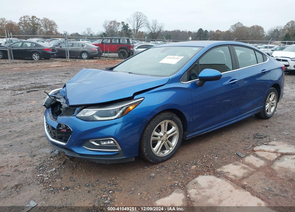 2016 CHEVROLET CRUZE LT AUTO VIN: 1G1BE5SMXG7240366