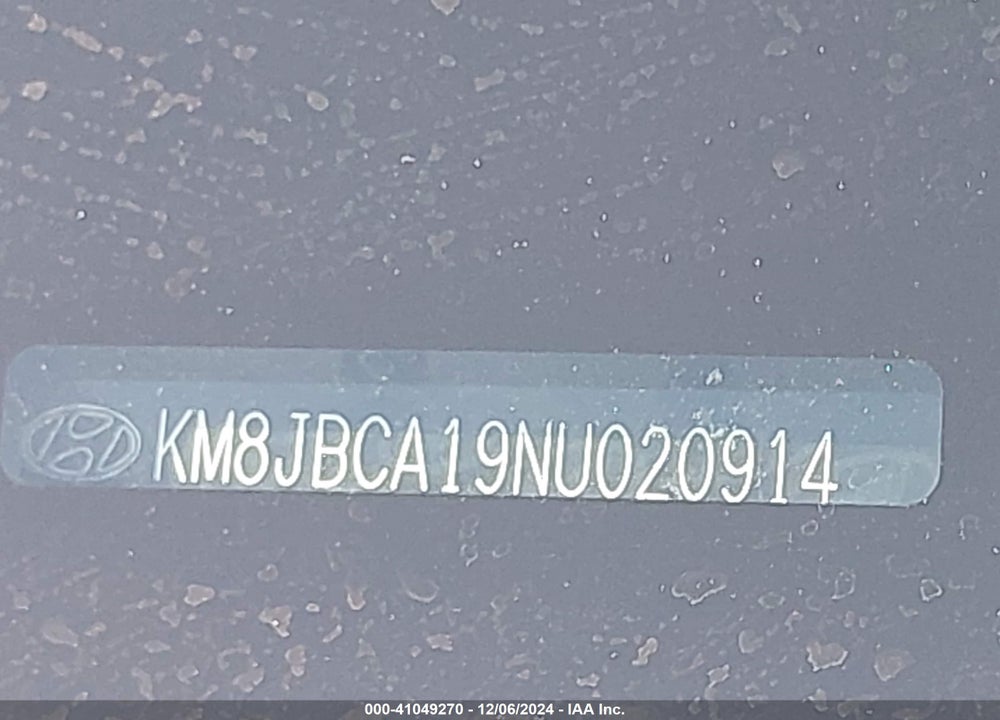 2022 HYUNDAI TUCSON HYBRID BLUE VIN: KM8JBCA19NU020914