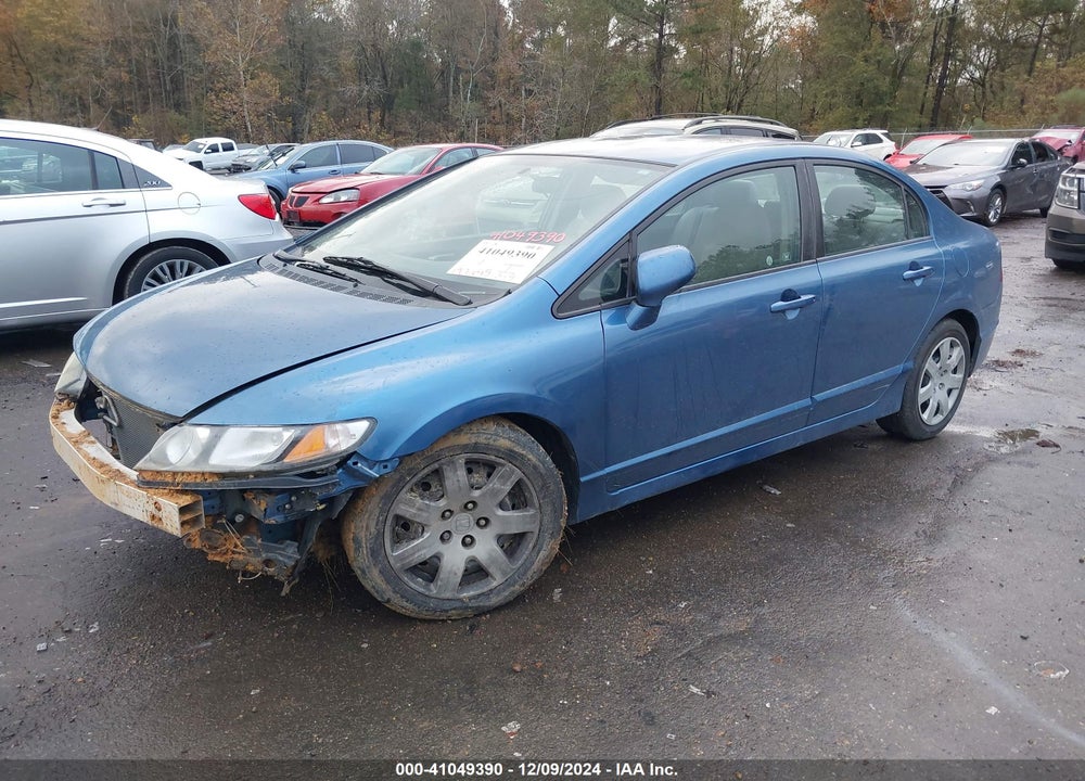 2011 HONDA CIVIC LX VIN: 2HGFA1F59BH513599