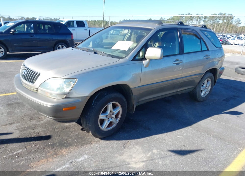 2000 LEXUS RX 300 VIN: JT6GF10U3Y0070634