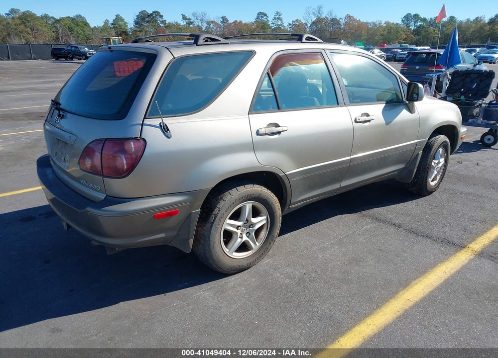 2000 LEXUS RX 300 VIN: JT6GF10U3Y0070634